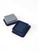  Сувенирная упаковка (59х59х19 мм) под значок (с поролоновой вставкой), тёмно-синий