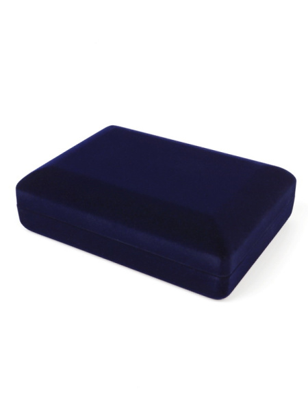 Футляр (142х102х42 мм) для монеты, медали (диаметр 80 мм, глубина 4 мм), тёмно-синий  Футляр (142х102х42 мм) для монеты, медали (диаметр 80 мм, глубина 4 мм), тёмно-синий