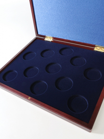 Футляр деревянный Volterra Uno (304х244х31 мм) для платиновых и золотых монет «Олимпиада-80»
