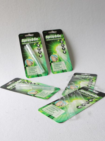 Блистер с приваркой под «Спрей очиститель для рук»