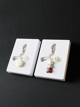 Флокированные ложементы для брелоков Флокированные ложементы для брелоков