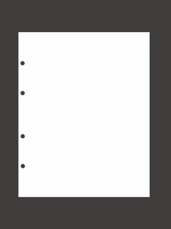 Прокладочный лист из картона формата ОПТИМА (Россия) 202х251 мм. Белый