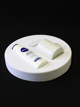 Круглый флокированный ложемент под набор Nivea. Вид 1 Круглый флокированный ложемент под набор Nivea. Вид 1