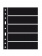 Лист-обложка GRANDE 5S (242х312 мм) двусторонний на 5 ячеек (216х56 мм). Leuchtturm, 312953/1