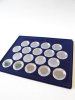 Планшет S (234х296х12 мм) для хранения монет СССР. Для 18 монет в капсулах (диаметр 44 мм), тёмно-синий  Планшет S (234х296х12 мм) для хранения монет СССР. Для 18 монет в капсулах (диаметр 44 мм), тёмно-синий