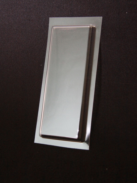 Блистер с загибом краев под изделие 59х152х13 мм