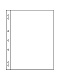 Лист-обложка NUMIS 1C (187х224 мм) из прозрачного пластика на 1 ячейку (165х219 мм). Leuchtturm, 304653/1