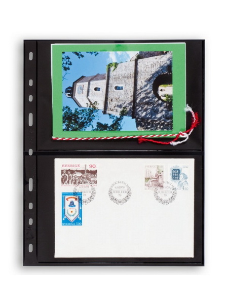 Лист-обложка OPTIMA 2S (202х252 мм) на 2 ячейки (180х120 мм). Leuchtturm, 322646/1 Лист-обложка OPTIMA 2S (202х252 мм) на 2 ячейки (180х120 мм). Leuchtturm, 322646/1