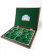 Футляр деревянный Volterra Uno (304х244х31 мм) для 14 серебряных монет Кубок Конфедераций 2017 и Чемпионат мира по футболу 2018 в капсулах. Талисман+поле