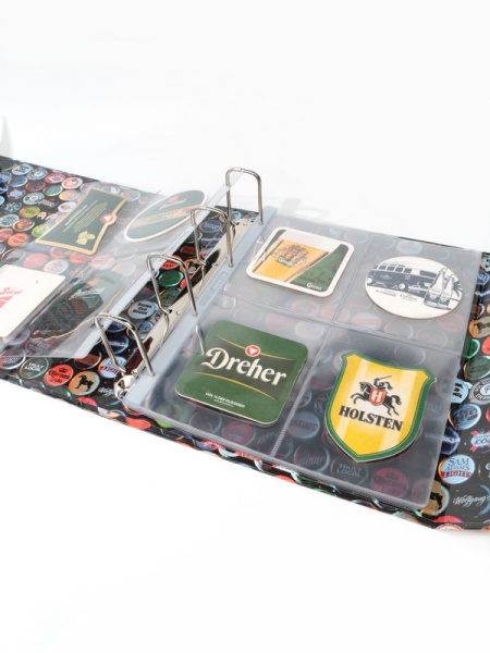 Альбом с 10 листами для хранения пивных подставок, GRANDE. Albommonet, Россия