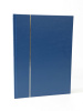 Альбом для марок (кляссер BASIC). A4. 8 листов (16 страниц) из чёрного картона с промежуточными листами из пергамина. Синий. Leuchtturm, 312060