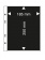 Нумизматические листы системы MULTI COLLECT на 1 ячейку (185х250 мм) прозрачного цвета с чёрными листами вставками. Lindner, MU1405