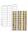 Нумизматические листы системы MULTI COLLECT для 54 монет диаметром до 20 мм. Упаковка из 5 листов и 5 чёрных прокладочных листов. Lindner, MU54
