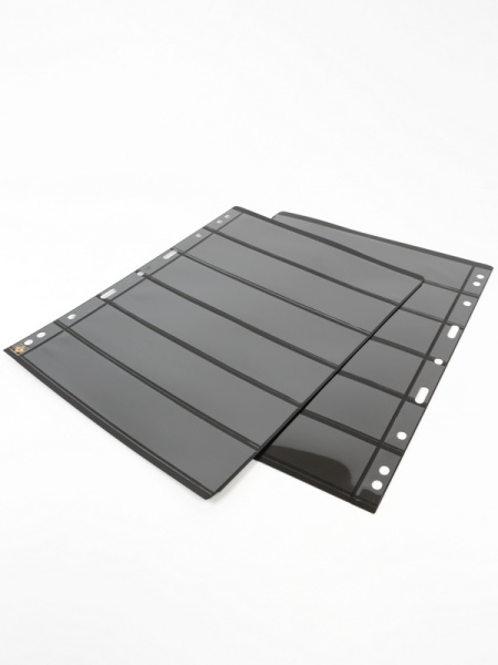 Листы-обложки VARIO PLUS 6S (216х280 мм) на 6 ячеек (195х39 мм). Упаковка из 5 листов. Leuchtturm, 303128 Листы-обложки VARIO PLUS 6S (216х280 мм) на 6 ячеек (195х39 мм). Упаковка из 5 листов. Leuchtturm, 303128