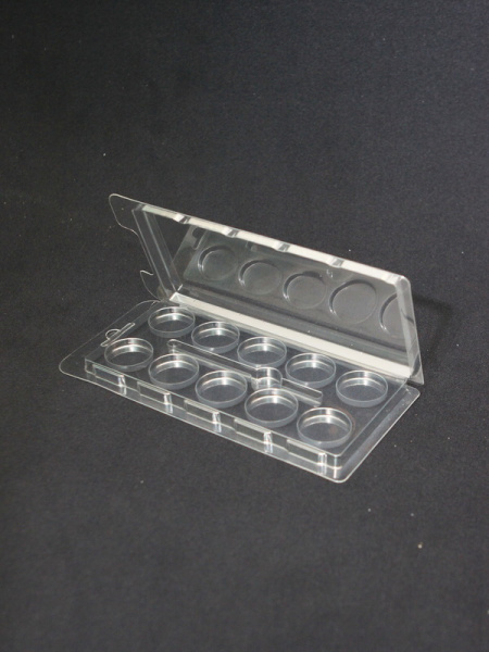 Блистерная упаковка для набора косметики (10 предметов)