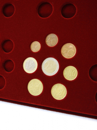Планшет S (234х296х12 мм) для наборов монет Евро (Euro). Вид 2