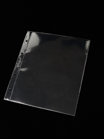 Лист формата НУМИС (Россия) (192х218 мм) из прозрачного пластика на 1 ячейку (170х212 мм). СомС, ЛБ1-N