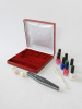Футляр из кожзаменителя (192х194х42 мм) под набор лаков и пилочек для ногтей