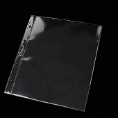 Лист формата НУМИС (Россия) (192х218 мм) из прозрачного пластика на 1 ячейку (170х212 мм). СомС, ЛБ1-N