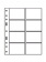 Листы-обложки OPTIMA 4VC (202х252 мм) из прозрачного пластика на 8 ячеек (88х55 мм). Упаковка из 10 листов. Leuchtturm, 328118
