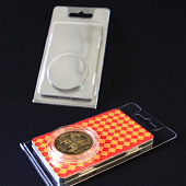 Двухсторонняя блистерная упаковка для монеты в капсуле