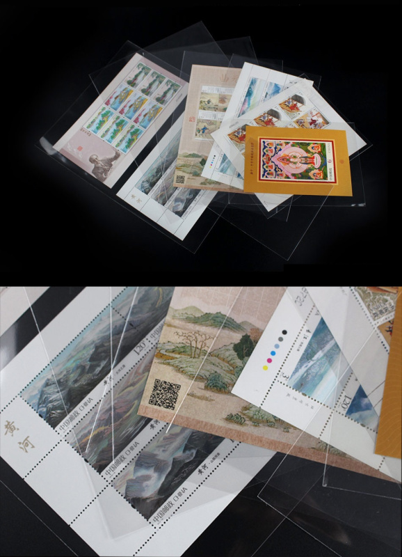 Чехлы для марок и марочных листов (190х270 мм), прозрачные, упаковка 100 шт. PCCB MINGT, 810133