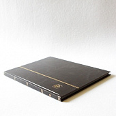 Альбом для марок (кляссер BASIC). A4. 8 листов (16 страниц) из чёрного картона с промежуточными листами из пергамина. Чёрный. Leuchtturm, 315975