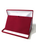 Футляр (217х141х29 мм) с универсальной подложкой,  светло-бордовый