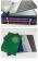 Альбом для марок (кляссер). A4. 16 листов (32 страницы) из чёрного картона с промежуточными листами из пергамина. Синий. PCCB MINGT, 802800 (366310-393)