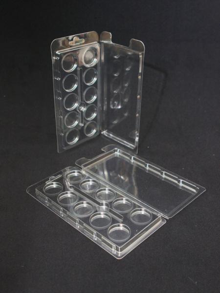 Блистерная упаковка для набора косметики (10 предметов)