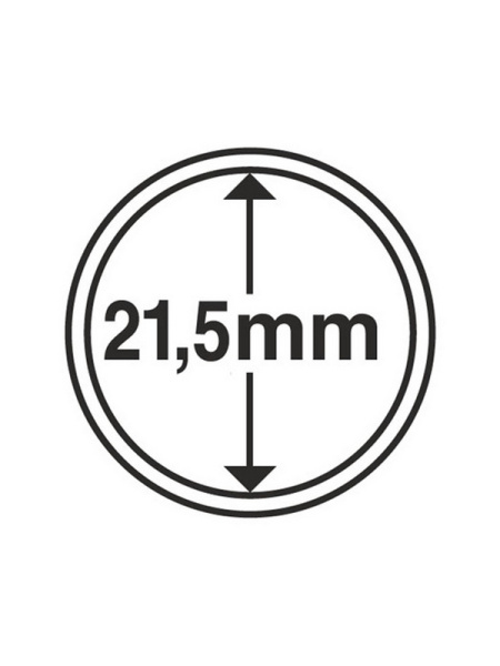 Капсулы GRIPS (CAPS) для монет 21,5 мм (в упаковке 10 шт). Leuchtturm, 336560 Капсулы GRIPS (CAPS) для монет 21,5 мм (в упаковке 10 шт). Leuchtturm, 336560