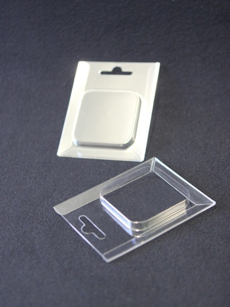 Блистер с загибом краев для капсул d-50 мм