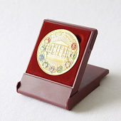 Футляр пластиковый (79х106х16 мм) для одной монеты, медали (диаметр 60 мм, глубина 5 мм)