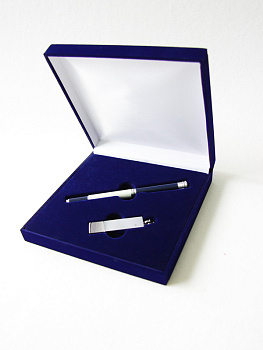 Футляр флокированный для мужского набора (2 предмета)