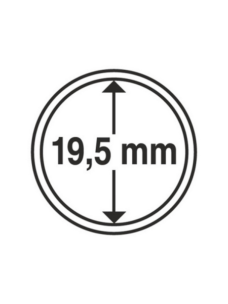 Капсулы GRIPS (CAPS) для монет 19,5 мм (в упаковке 10 шт). Leuchtturm, 325403 Капсулы GRIPS (CAPS) для монет 19,5 мм (в упаковке 10 шт). Leuchtturm, 325403