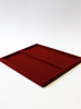 Планшет S (234х296х12 мм) на 2 ячейки (99х267х8 мм), тёмно-бордовый