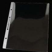 Листы формата ОПТИМА (Россия) (201х251 мм) из прозрачного пластика на 1 ячейку (178х244 мм). Professional. Упаковка из 10 листов. Albommonet, ЛБ1