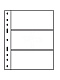 Листы-обложки OPTIMA 3C (202х252 мм) из прозрачного пластика на 3 ячейки (180х77 мм). Упаковка из 10 листов. Leuchtturm, 317839