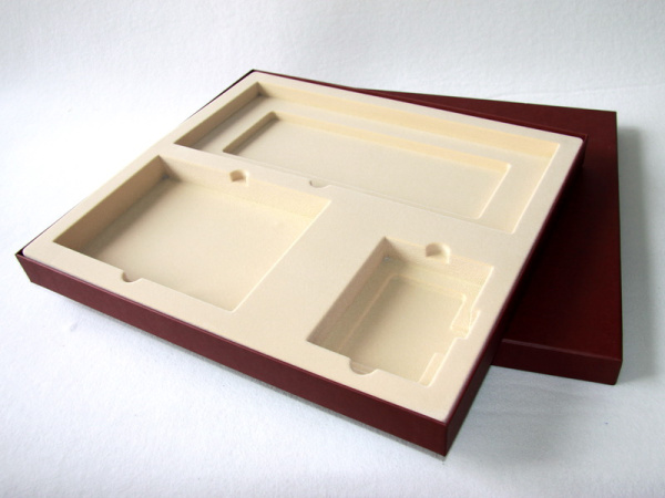 Флокированный ложемент для 3 предметов (ежедневник, планинг и кошелек). Для МВД России