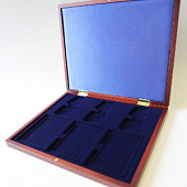 Футляр деревянный Volterra Uno (304х244х31 мм) для 3 орденов с пятиугольной колодкой и 3 удостоверений