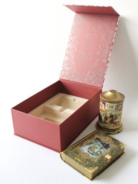 Флокированный ложемент под чайный набор Флокированный ложемент под чайный набор