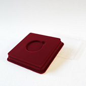 Сувенирная упаковка (106х106х20 мм) под монету, медаль (диаметр 40 мм, глубина 4 мм)