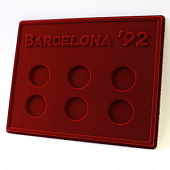 Планшет S (234х296х12 мм) для серии монет «Barcelona-92»