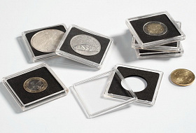 Соответствие квадратных капсул Quadrum монетам