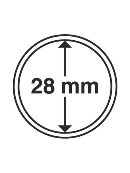Капсулы GRIPS (CAPS) для монет 28 мм (в упаковке 10 шт). Leuchtturm, 312236 Капсулы GRIPS (CAPS) для монет 28 мм (в упаковке 10 шт). Leuchtturm, 312236