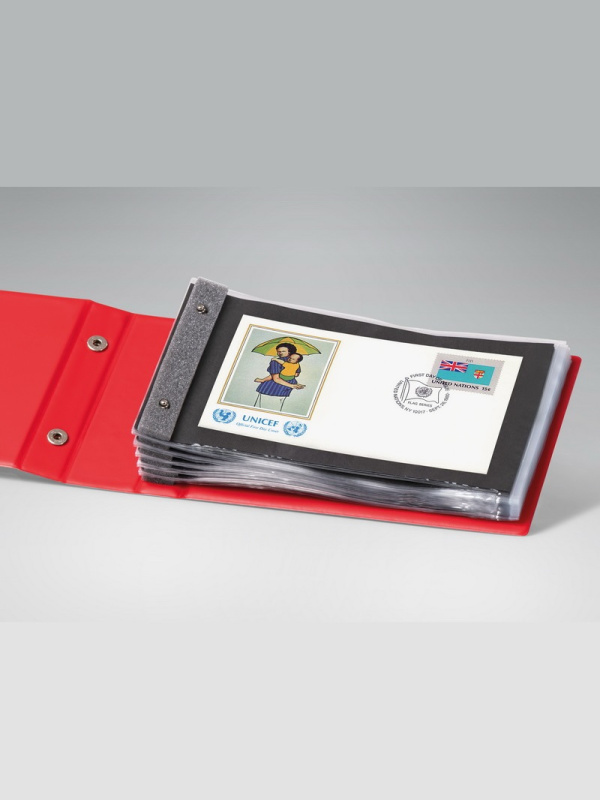 Альбом FDC для больших конвертов первого дня. Коричневый. Prinz, 5000 Альбом FDC для больших конвертов первого дня. Коричневый. Prinz, 5000