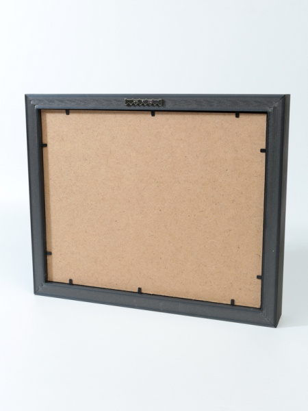  Багетная рамка G пластиковая под 1 ячейку (262х363х18 мм) с поролоновой вставкой. Вид 4, тёмно-бордовый