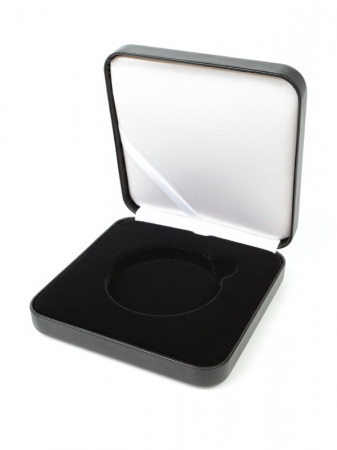 Футляр Nobile из искусственной кожи (102х102х32 мм) для монеты в капсуле (диаметр 58 мм)