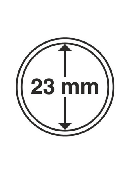 Капсулы GRIPS (CAPS) для монет 23 мм (в упаковке 10 шт). Leuchtturm, 314782 Капсулы GRIPS (CAPS) для монет 23 мм (в упаковке 10 шт). Leuchtturm, 314782