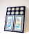 Планшет S (234х296х12 мм) для 2 банкнот Сочи-2014 в капсулах и 8 монет Сочи-2014 в капсулах